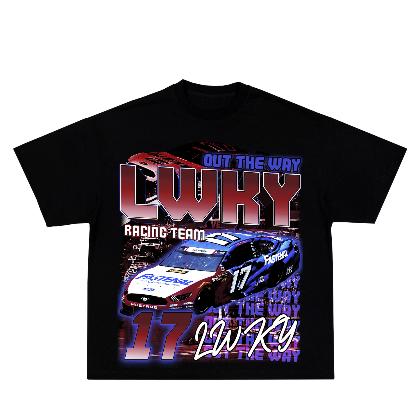 LWKY RACING TEE (BLACK)